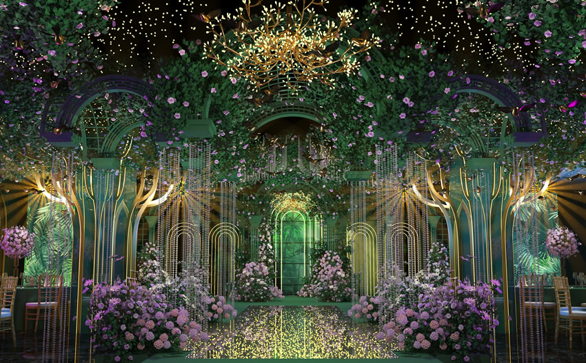 叙永奇妙森林婚礼堂效果展示